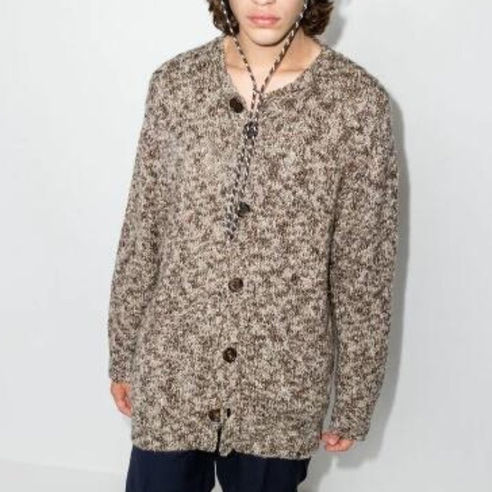BNWT SS22 UNDERCOVER MARL KNIT CARDIGAN 4